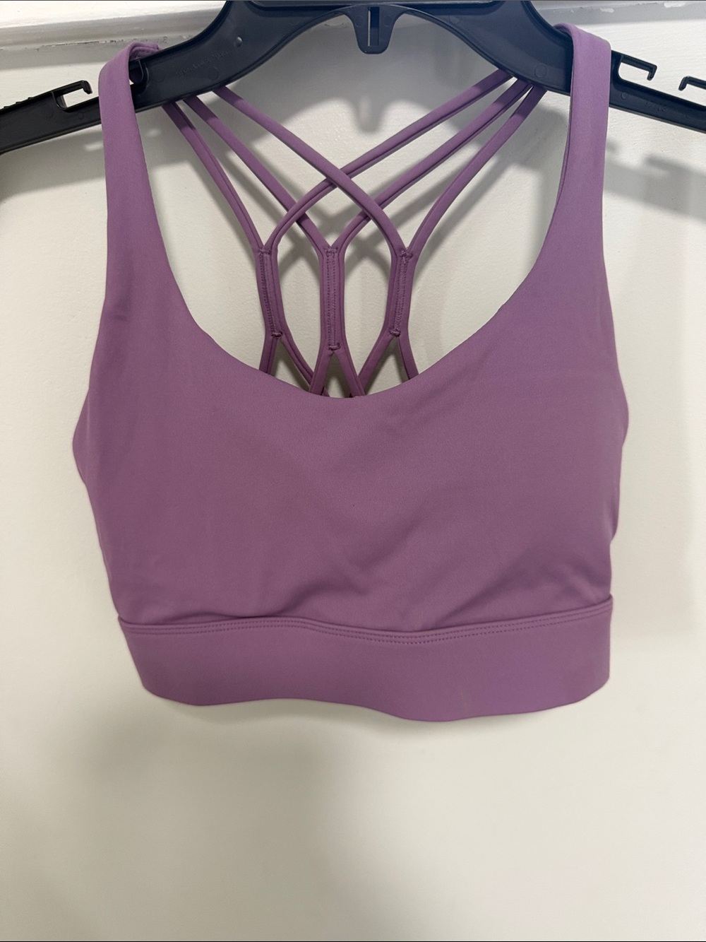 Purple Strappy Back Sports Bra - Women Intimates & Sleepwear
